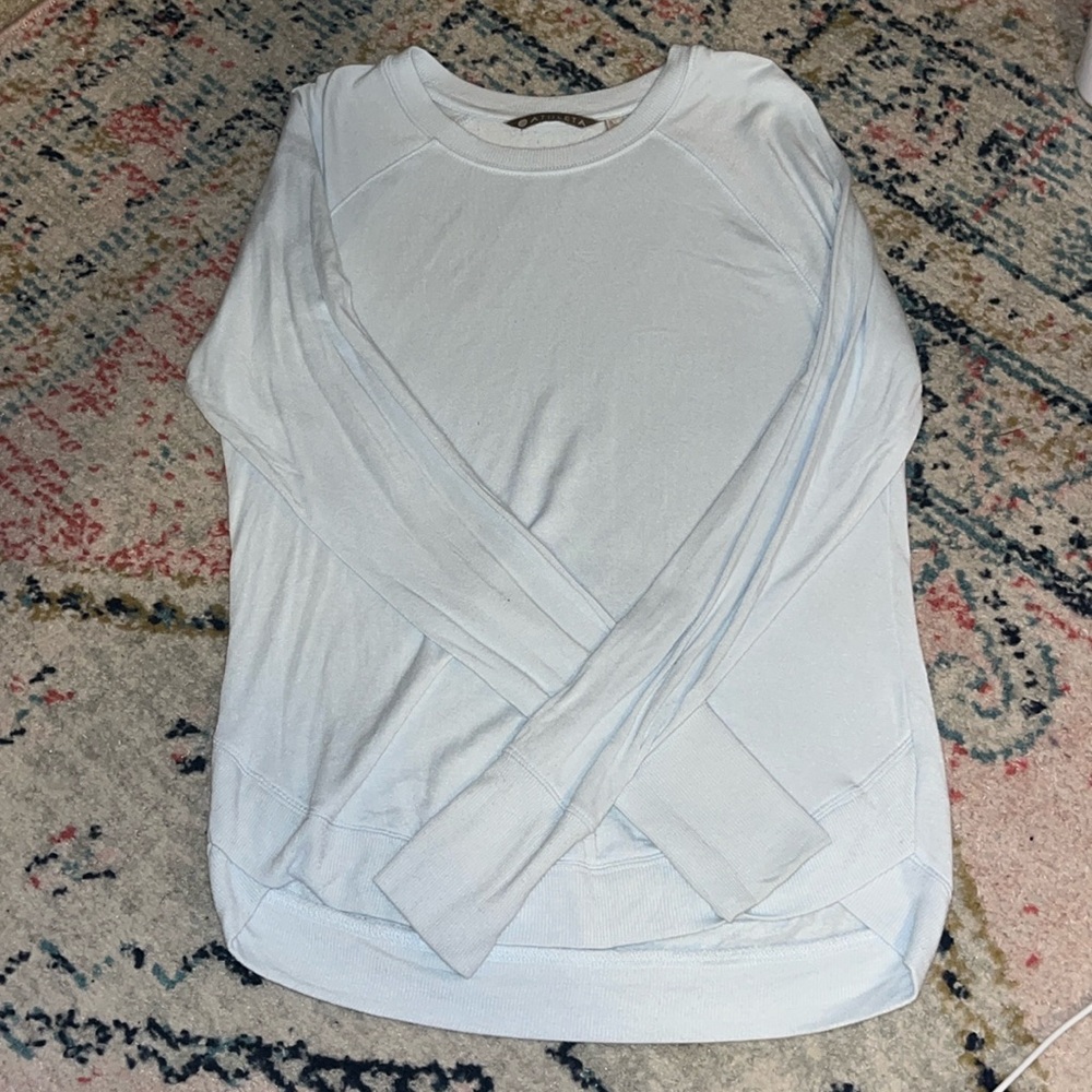 Pale Blue Athleta Crew